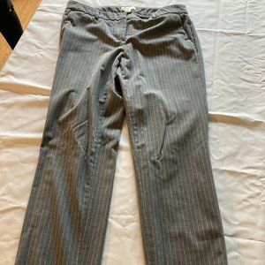 Grey Pin Striped Dress Pants